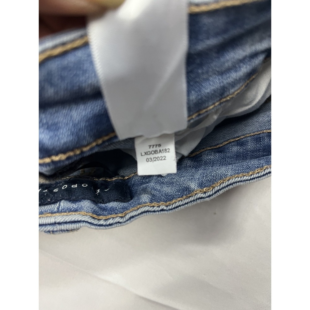 AÉROPOSTALE Super High Rise Jegging Women's Size 8 Distressed Ripped Denim - Picture 5 of 11